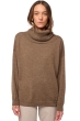 Baby Alpaca dames kasjmier pullover met kol tanis naturel l